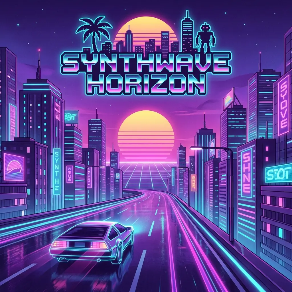 MiniMax Music cyberpunk synthwave AI music style sample cover